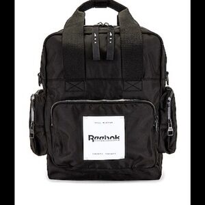 Reebok Victoria Beckham collab tote bag Black Multi-Pocket Backpack